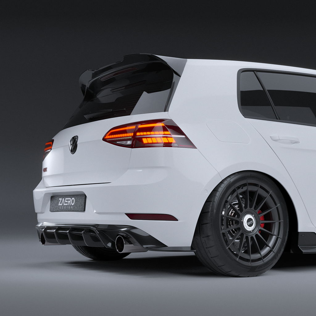 EVO-1 Rear Spoiler for Volkswagen Golf MK7/MK7.5 GTI & R 2014-2021 – image 6