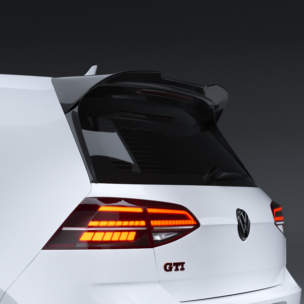 EVO-1 Rear Spoiler for Volkswagen Golf MK7/MK7.5 GTI & R 2014-2021 – image 4