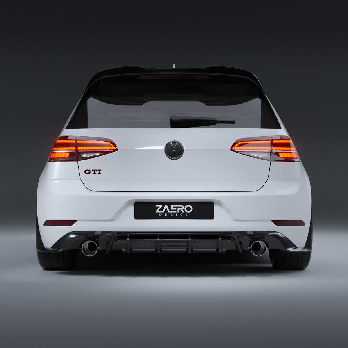 EVO-1 Rear Diffuser for Volkswagen Golf GTI MK7.5 2018-2021 – image 3
