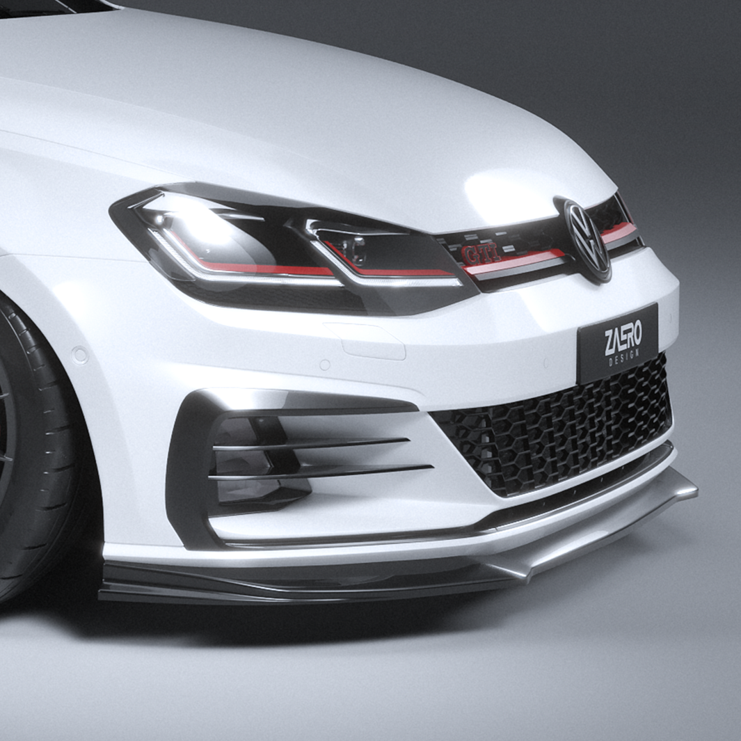 EVO-1 Front Lip/Splitter for Volkswagen Golf GTI MK7.5 2018-2021 – image 4