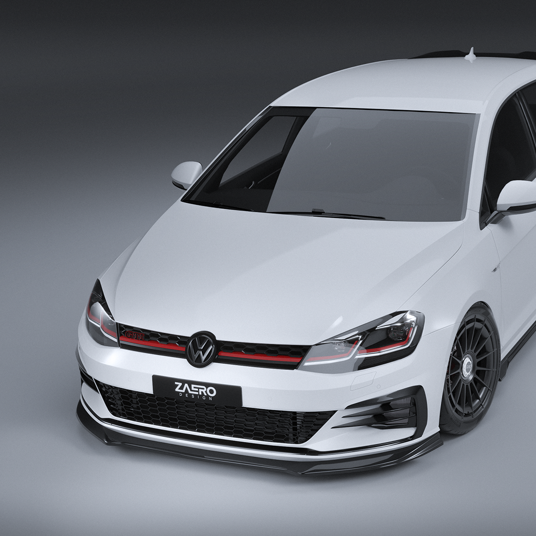 EVO-1 Front Lip/Splitter for Volkswagen Golf GTI MK7.5 2018-2021 – image 5