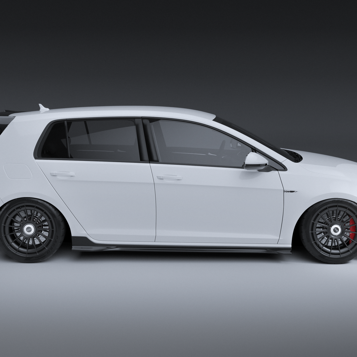 EVO-1 Side Splitters for Volkswagen Golf MK7/7.5 TSI, GTI & R 2014-2021 – image 5