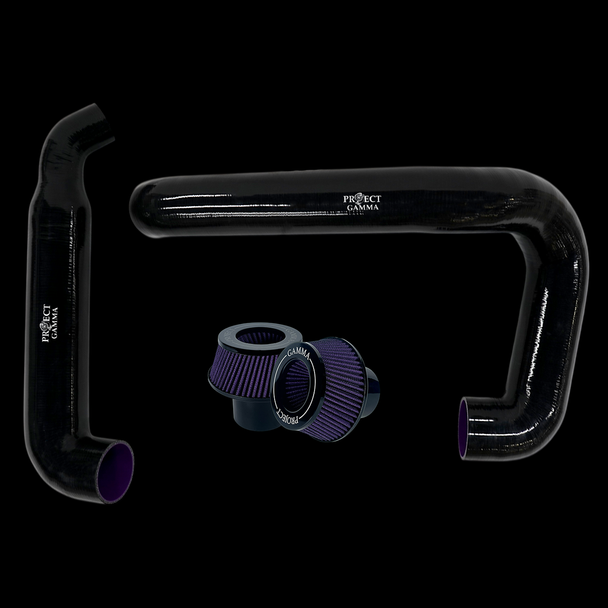 Project Gamma BMW S58 Silicon Front Mount Intakes with Filters - F97 X3M / F98 X4M – Photo 4