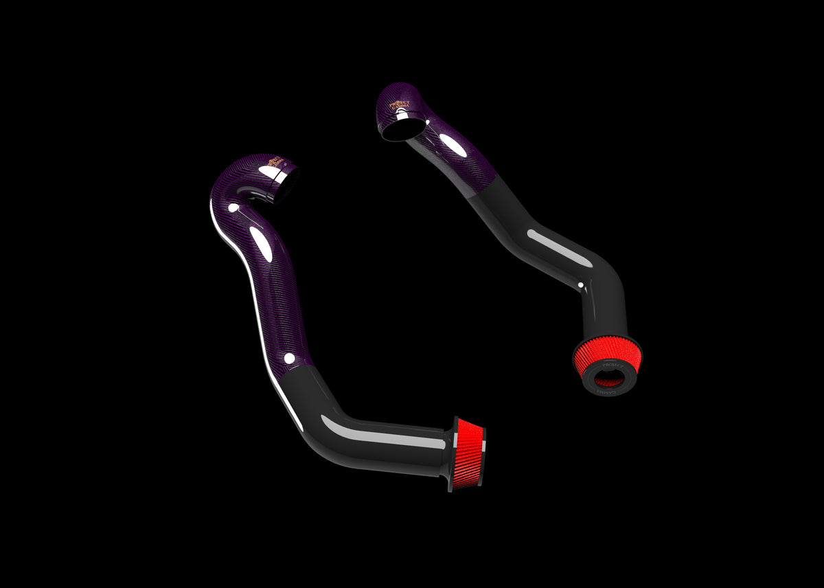 BMW X6M Carbon Fiber Intake Installed