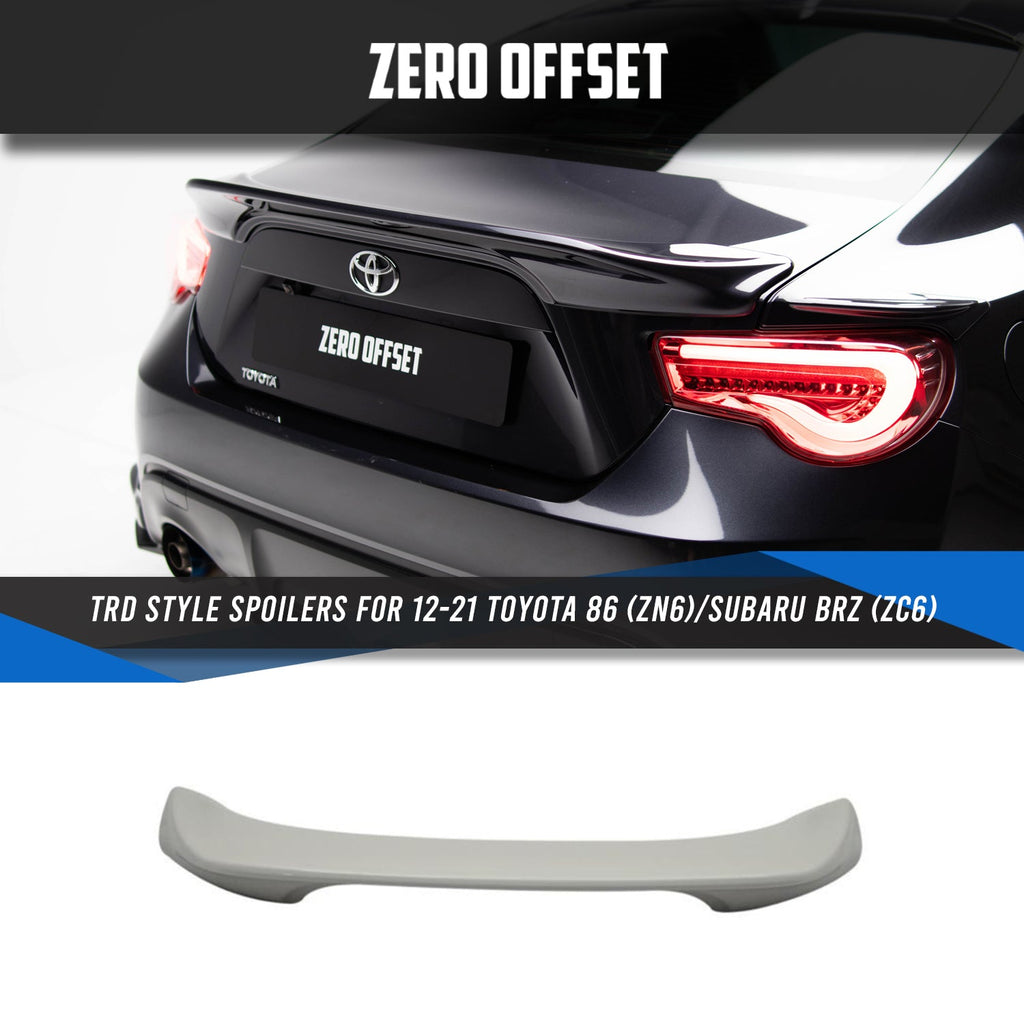 TRD Style Spoilers for Toyota 86 (ZN6)/Subaru BRZ (ZC6) 2012-2021 – image 18