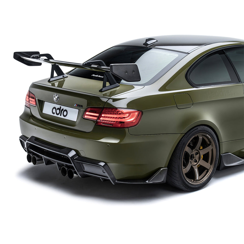 BMW M3 E92 / 3 Series E92 AT-R1 Carbon Fiber Swan Neck Wing 2008-2013 – image 2
