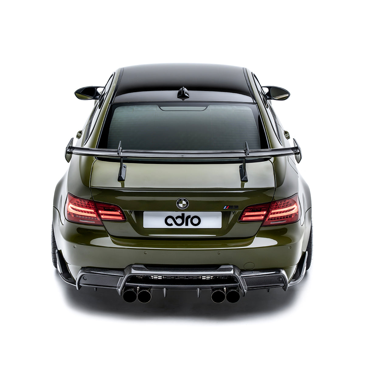 BMW M3 E92 / 3 Series E92 AT-R1 Carbon Fiber Swan Neck Wing 2008-2013 – image 3