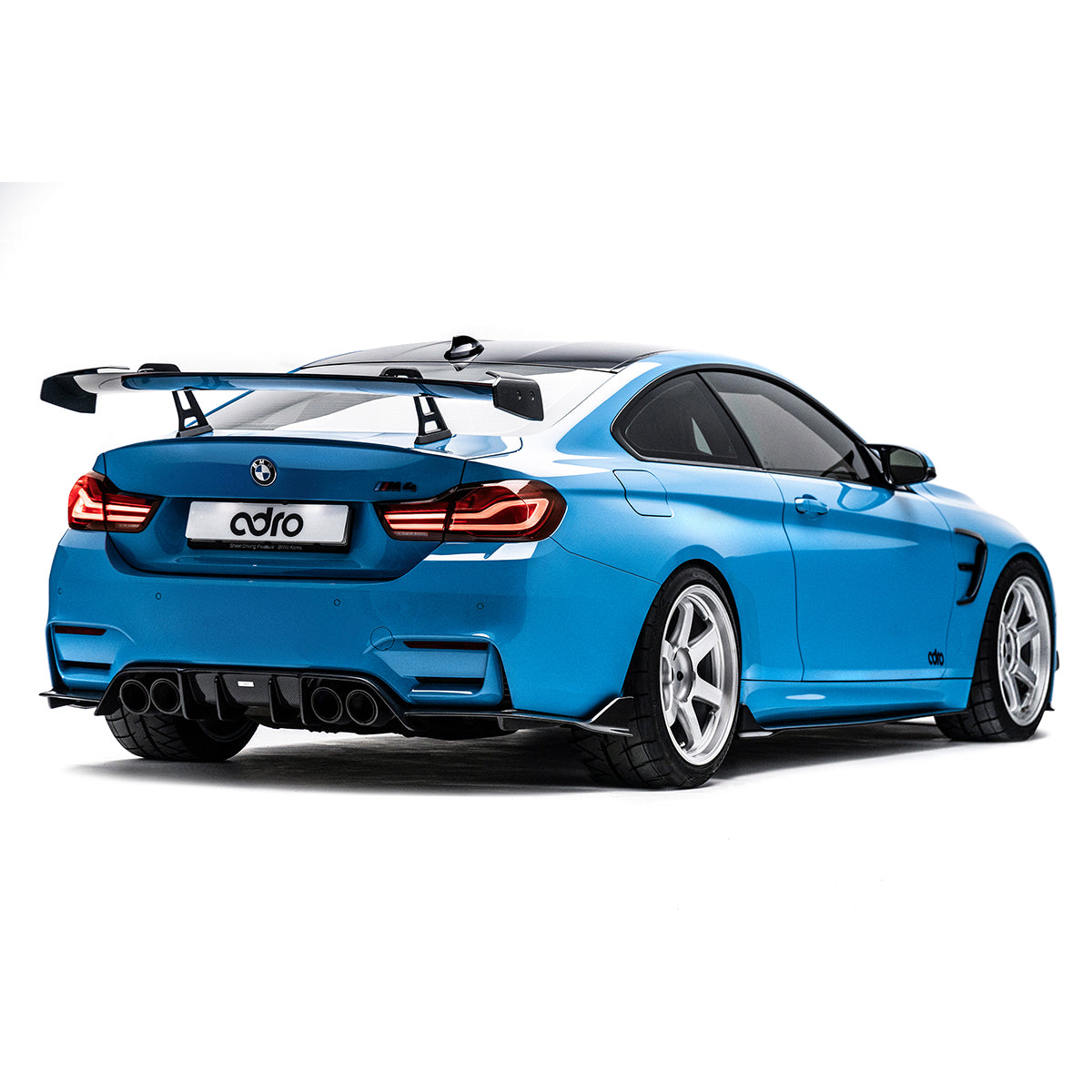 BMW M4 F82 AT-R1 Dry Carbon Swan Neck GT Wing 2013-2020 – image 4