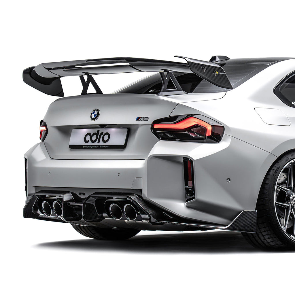 BMW G87 M2 AT-R3 Dry Carbon Fiber Swan Neck Wing 2020+ – image 2