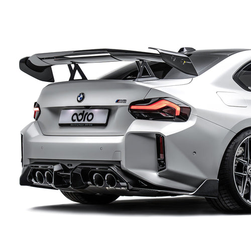 BMW G87 M2 AT-R3 Dry Carbon Fiber Swan Neck Wing 2020+ – image 2