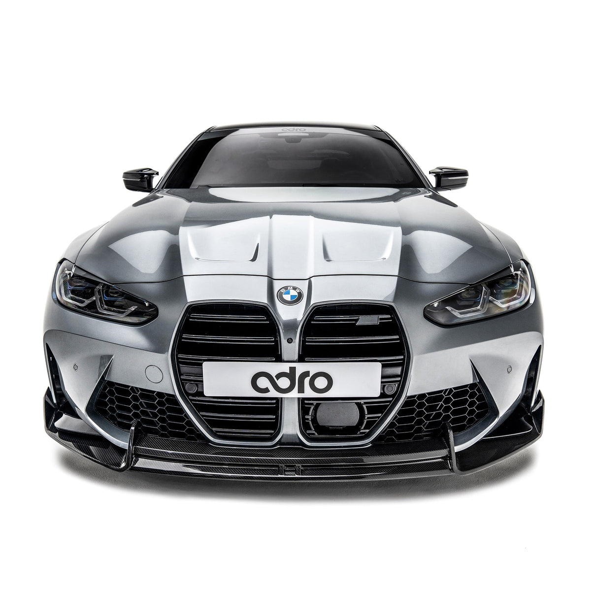 BMW G80 G81 M3 / G82 G83 M4 Dry Carbon Fiber Front Lip for OEM Front Bumper 2020+ – image 3