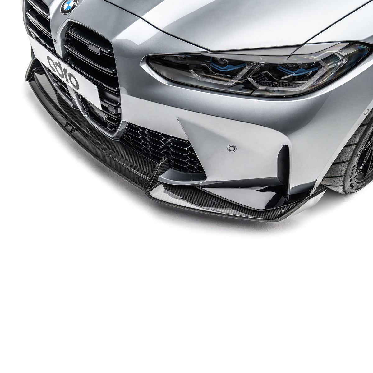 BMW G80 G81 M3 / G82 G83 M4 Dry Carbon Fiber Front Lip for OEM Front Bumper 2020+ – image 4
