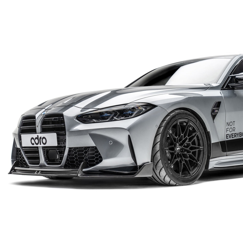 BMW G80 G81 M3 / G82 G83 M4 Dry Carbon Fiber Front Lip for OEM Front Bumper 2020+ – image 5