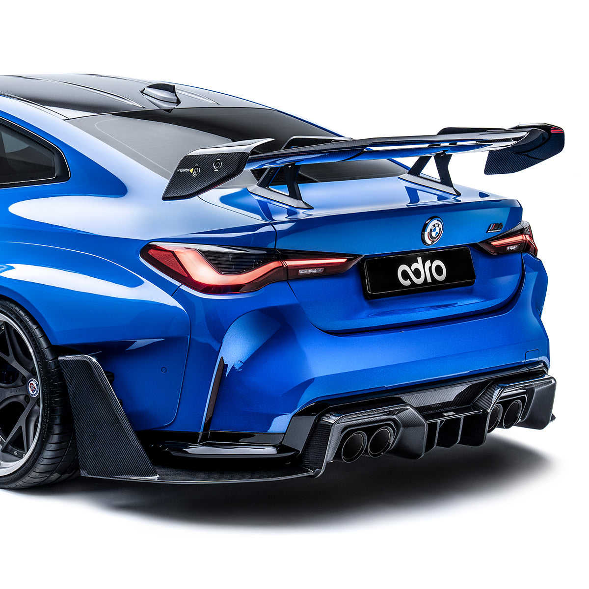 BMW G82 M4 AT-R3 Dry Carbon Fiber Swan Neck Wing 2020+ – image 2