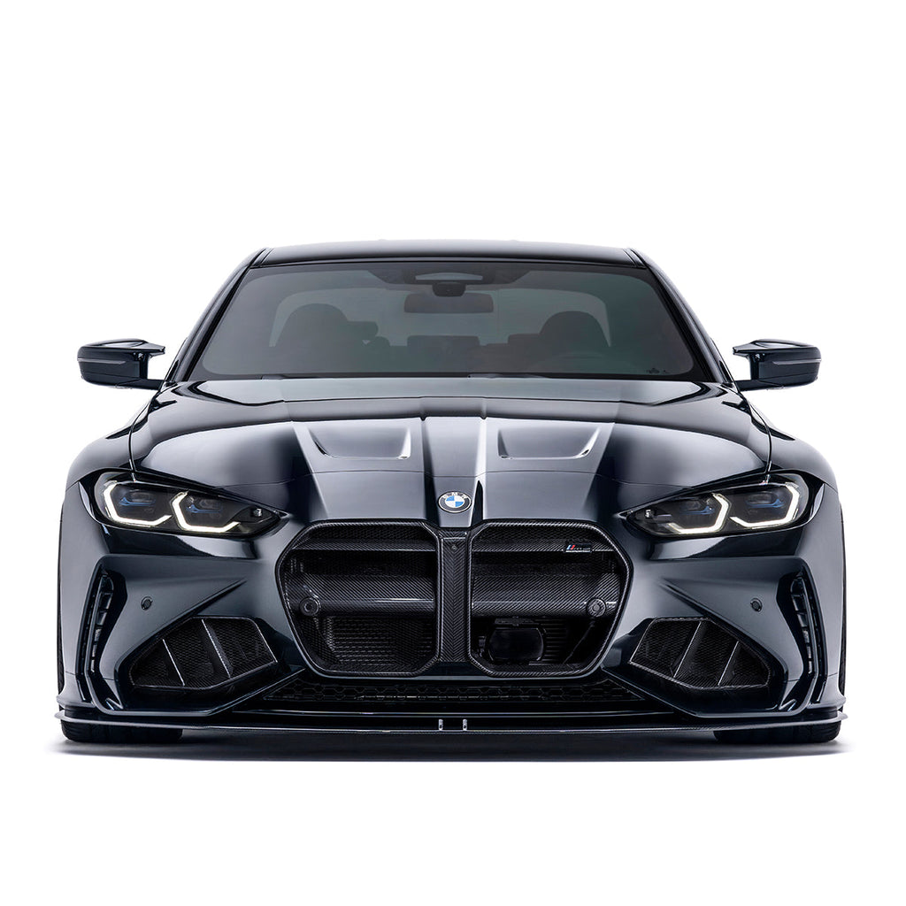 BMW G80 G81 M3/G82 G83 M4 Front Bumper Dry Carbon Fiber Grille & Duct Vents for ADRO Front Bumper 2020+ – image 2