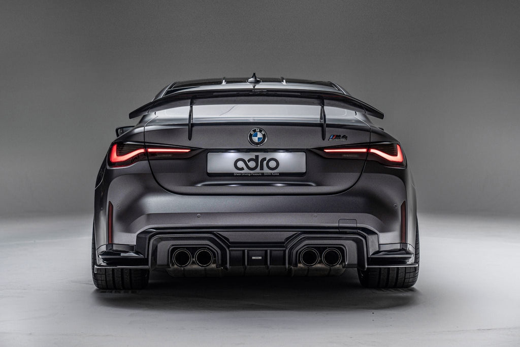BMW G82 M4 AT-S Dry Carbon Fiber Swan Neck Wing 2020+ – image 5