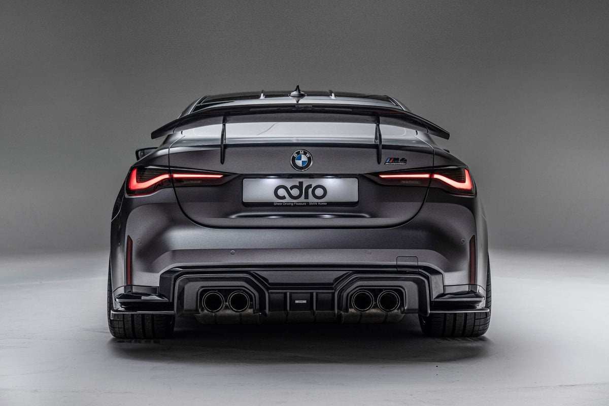 BMW G82 M4 AT-S Dry Carbon Fiber Swan Neck Wing 2020+ – image 5