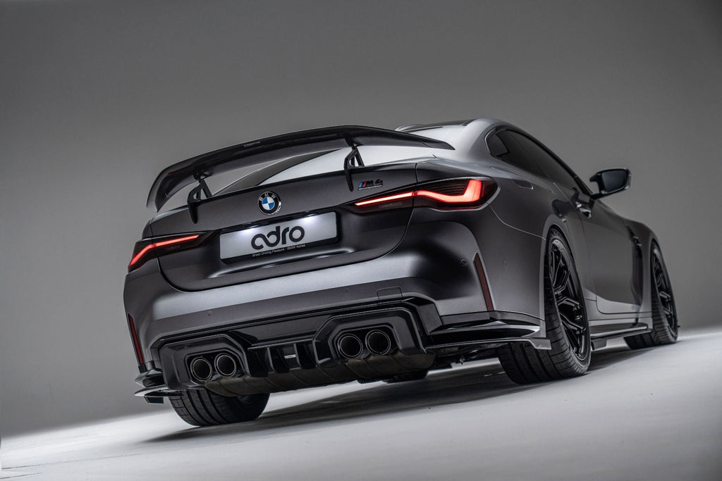 BMW G82 M4 AT-S Dry Carbon Fiber Swan Neck Wing 2020+ – image 4