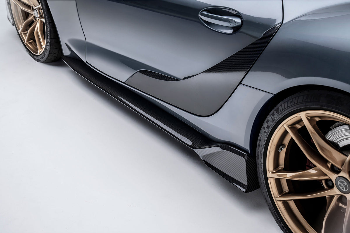 Toyota GR Supra A90 Carbon Fiber Side Skirts V1 2019+ – image 3