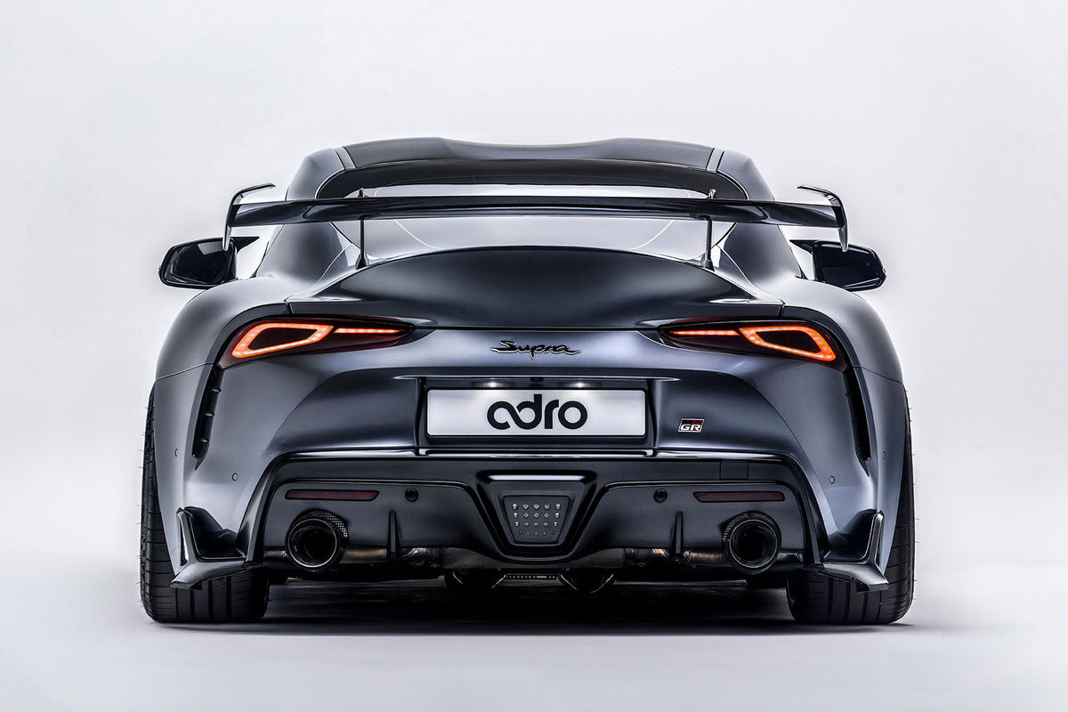 Toyota GR Supra A90 Carbon Fiber AT-R2 Swan Neck Wing 2019+ – image 4