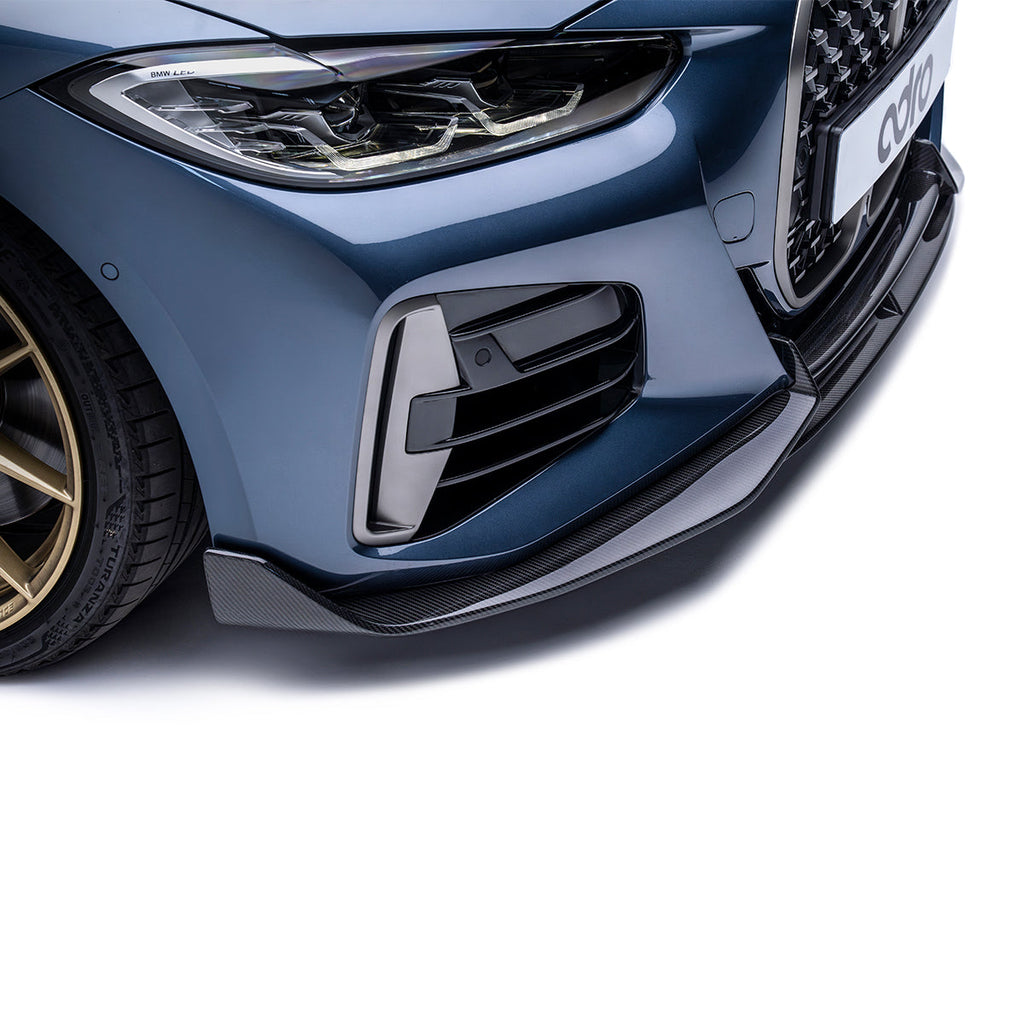 BMW G22 G23 4 Series Carbon Fiber Front Lip 2020+ – image 4