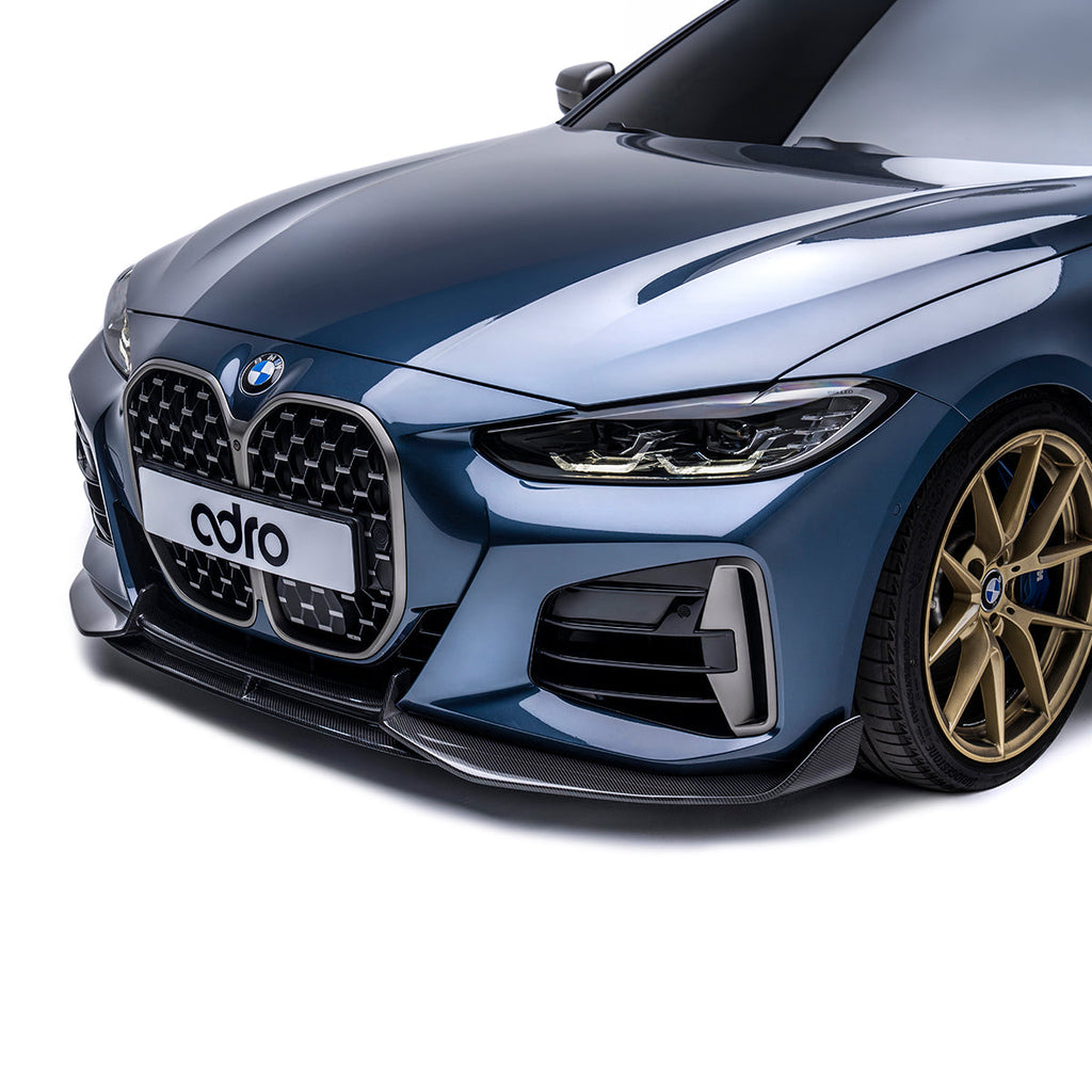 BMW G22 G23 4 Series Carbon Fiber Front Lip 2020+ – image 2
