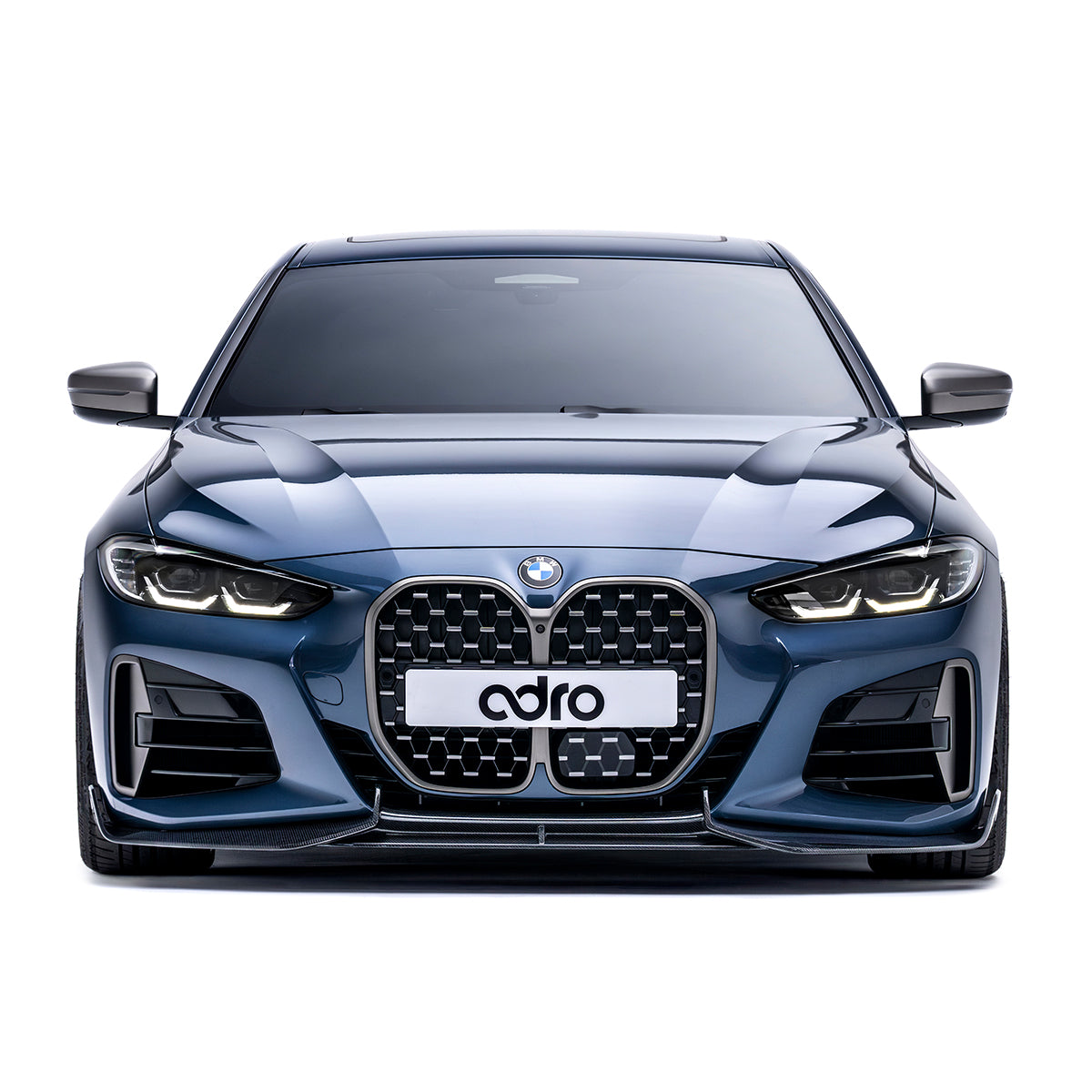 BMW G22 G23 4 Series Carbon Fiber Front Lip 2020+ – image 3