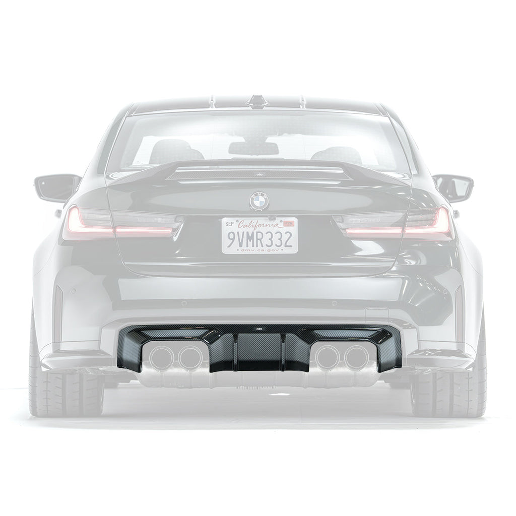 BMW M3 G80 G81 / M4 G82 G83 Dry Carbon Fiber Rear Diffuser V2 2020+ by ADRO