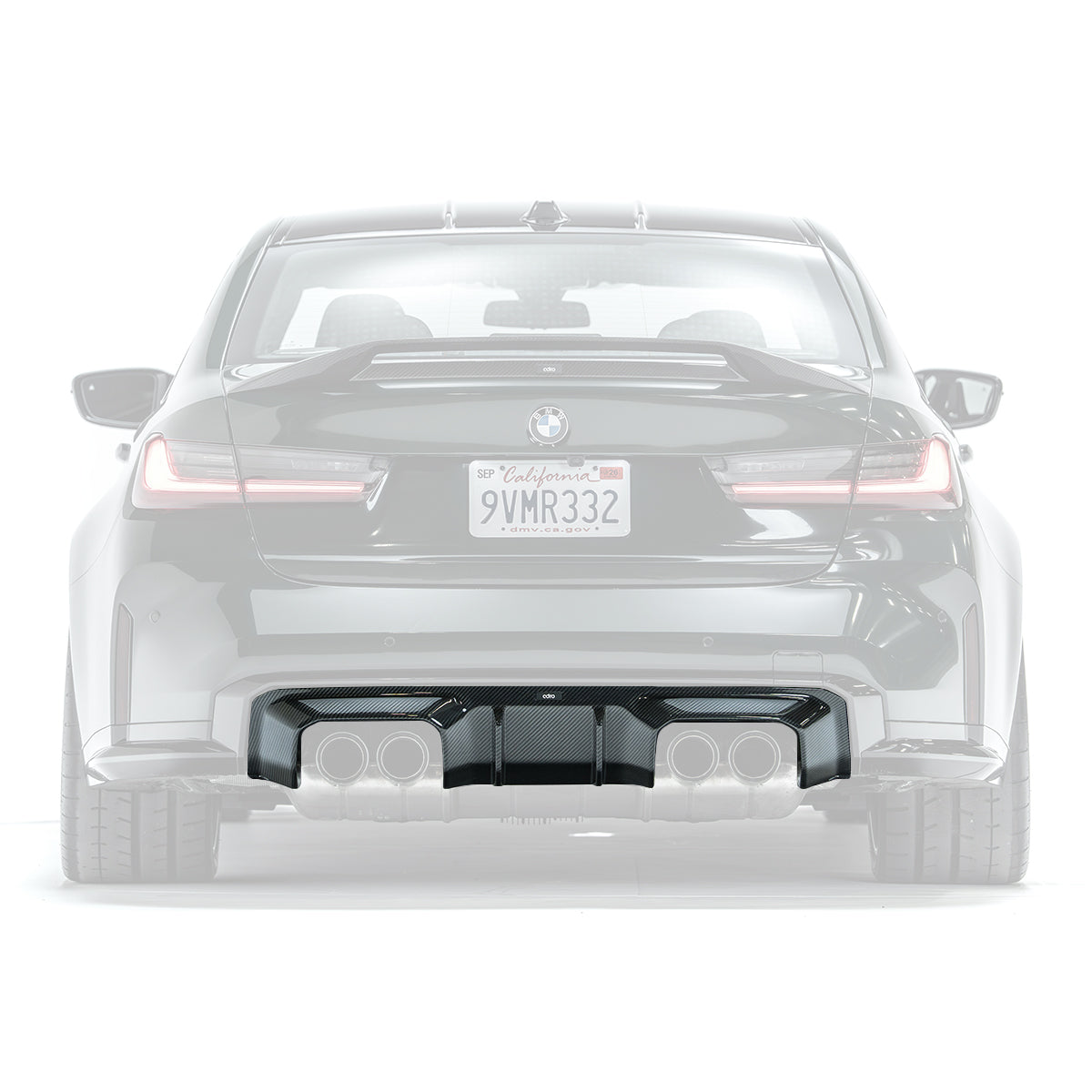 BMW M3 G80 G81 / M4 G82 G83 Dry Carbon Fiber Rear Diffuser V2 2020+ by ADRO