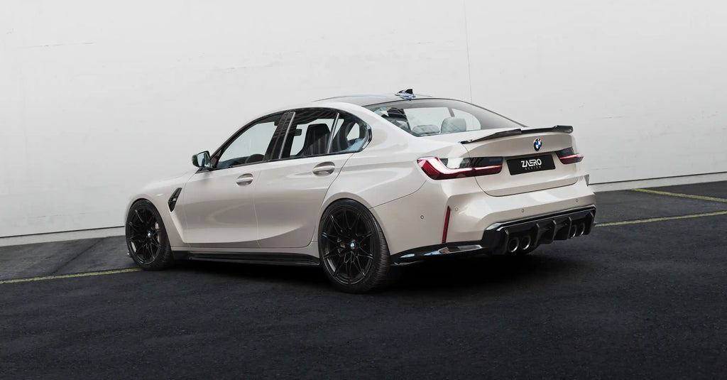 EVO-S Diffuser Extensions for BMW M3 G80 G81 2021+ – image 4