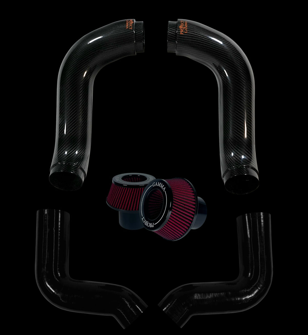 Gloss Carbon - Long - Silver