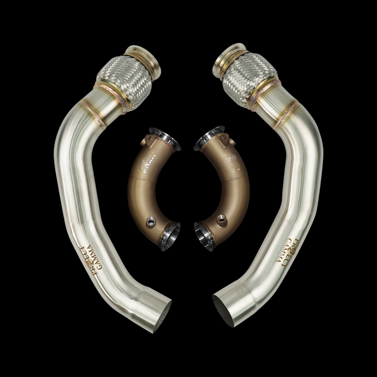 BMW M5 | M8 F90 F91 F92 F93 Primary & Secondary Downpipes Full Set – Photo 2