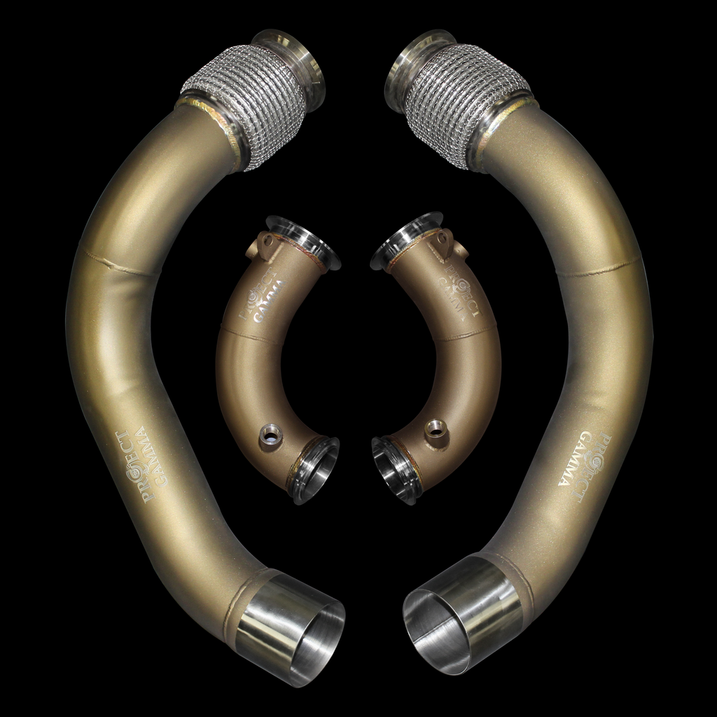 BMW M5 | M8 F90 F91 F92 F93 Primary & Secondary Downpipes Full Set