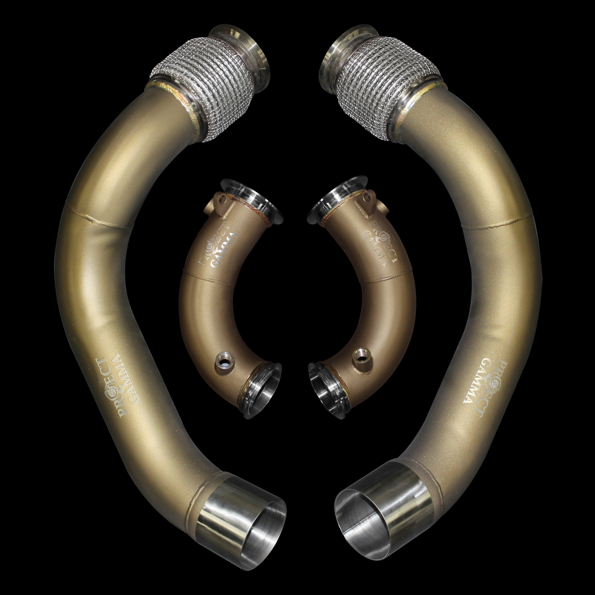 BMW M5 | M8 F90 F91 F92 F93 Primary & Secondary Downpipes Full Set