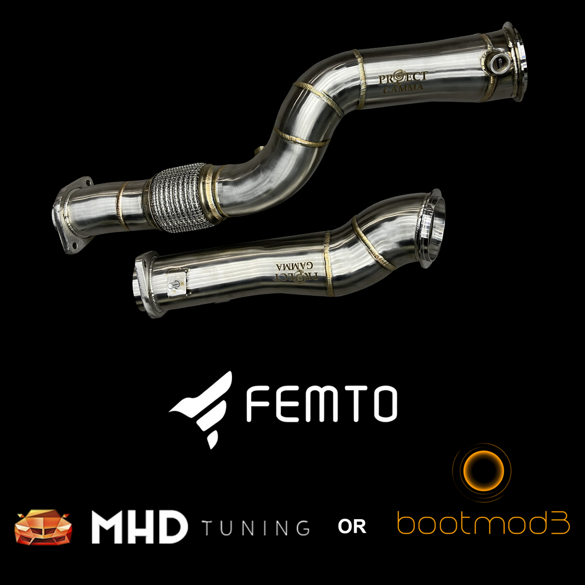 BMW G80 G82 Downpipe with Bootmod3 or MHD Tune