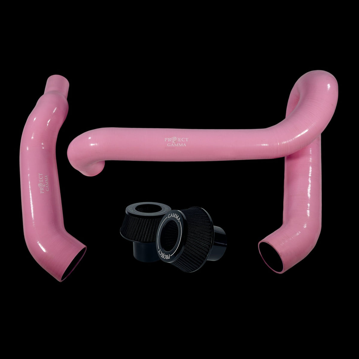 BMW M3 / M4 / M2 S58 Silicone Intakes & Filters – Long, Black