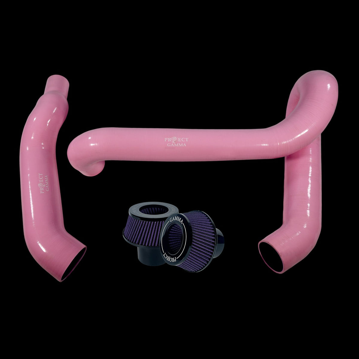 BMW M3 / M4 / M2 S58 Silicone Intakes & Filters – Long, Purple