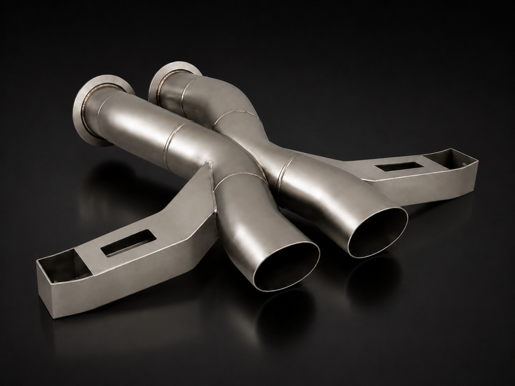 Project Gamma Lamborghini Temerario 304 Stainless Steel X-Pipe Exhaust System | F1 Sound