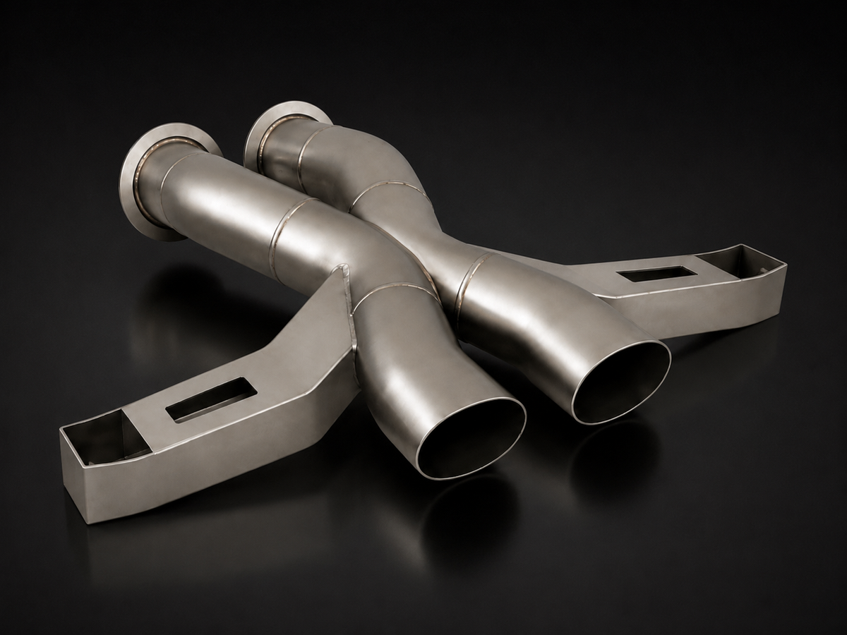 Project Gamma Lamborghini Temerario 304 Stainless Steel X-Pipe Exhaust System | F1 Sound
