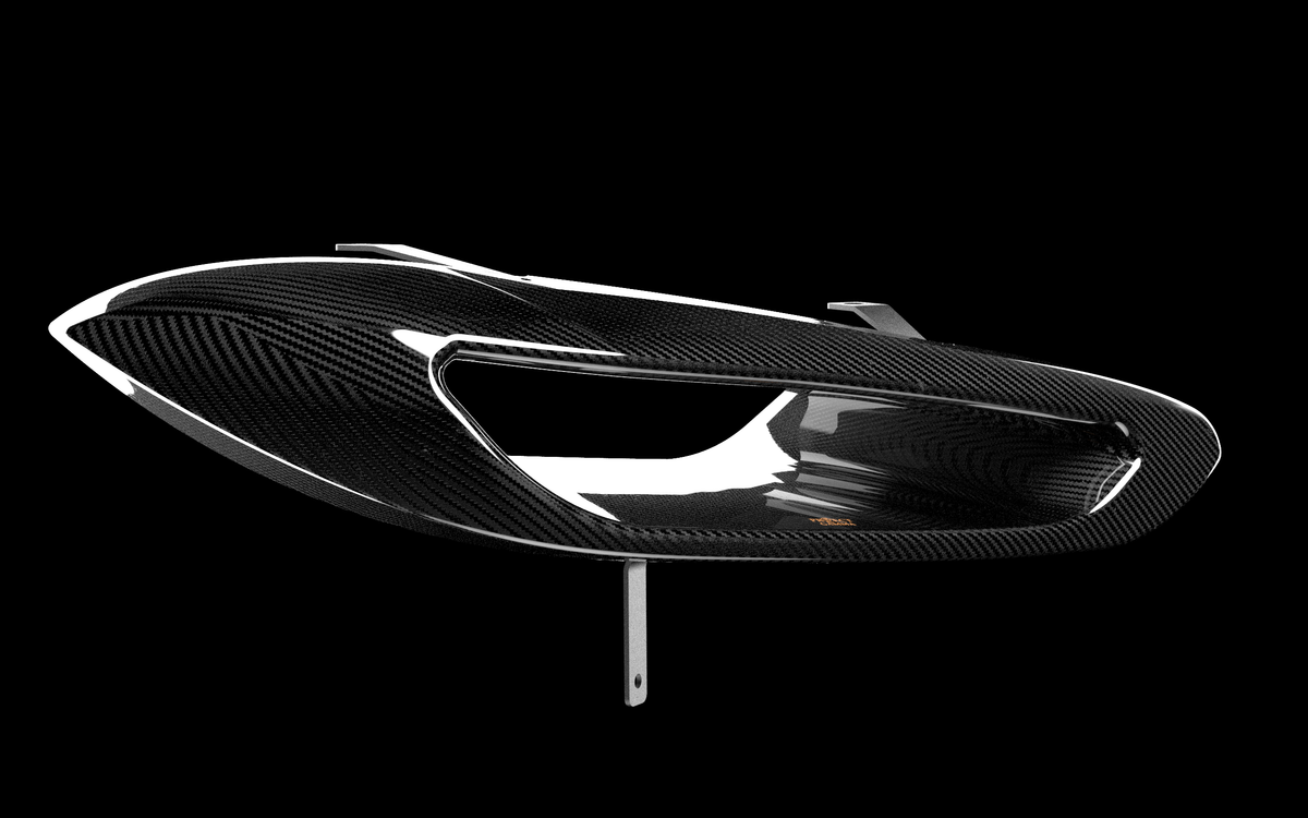 BMW G80 M3 Carbon Fiber Headlight Delete – Detail