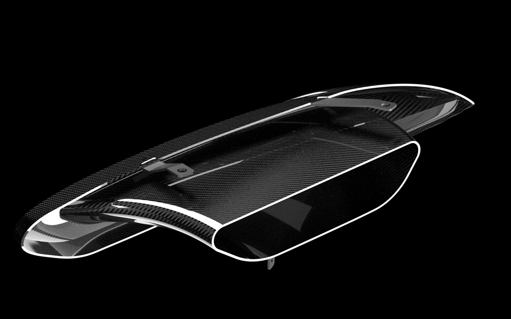 BMW G82 M4 Carbon Headlight Delete – Side View