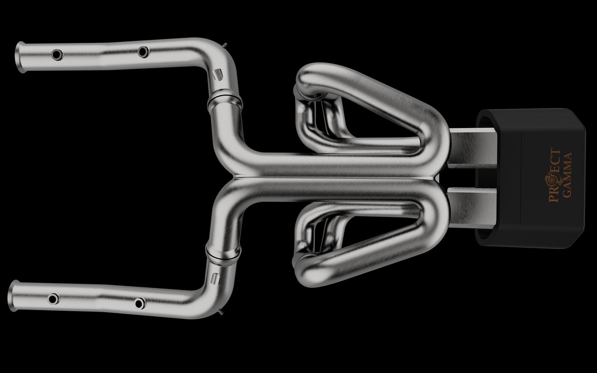 Lamborghini Murcielago Exhaust System – Side View