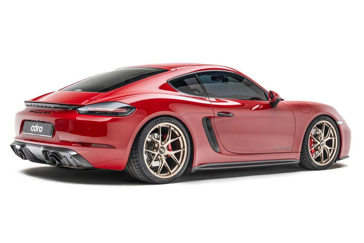 Pre Pregged Carbon Fiber Side Skirts for Porsche 718 Cayman/Boxster S,T,GTS,GTS 4.0,Spyder,GT4,GT4RS 981 982 2 – image 3