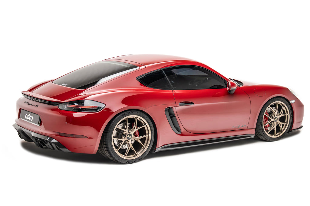 Pre Pregged Carbon Fiber Rear Diffuser for Porsche 718 Cayman/Boxster GTS,GTS 4.0,Spyder,GT4,GT4RS 981 982 201 – image 4
