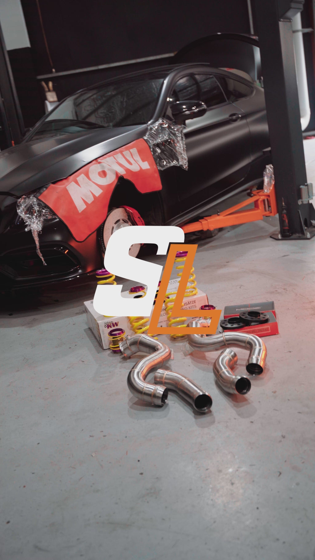 Mercedes-AMG C63 Stage 2 with Project Gamma downpipes and tune at SL Autowerkes