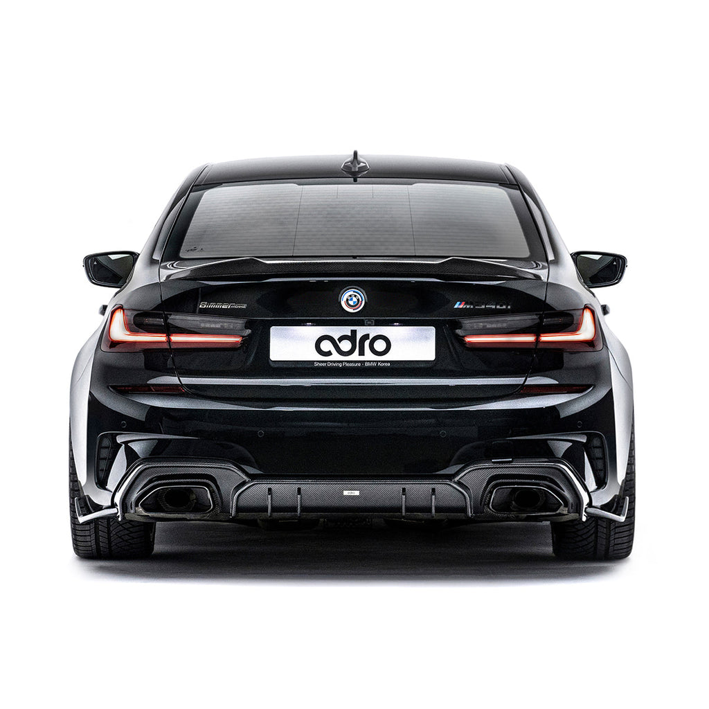 BMW G20 M340i (Pre-LCI) Carbon Fiber Rear Diffuser 2019-2021 – image 2