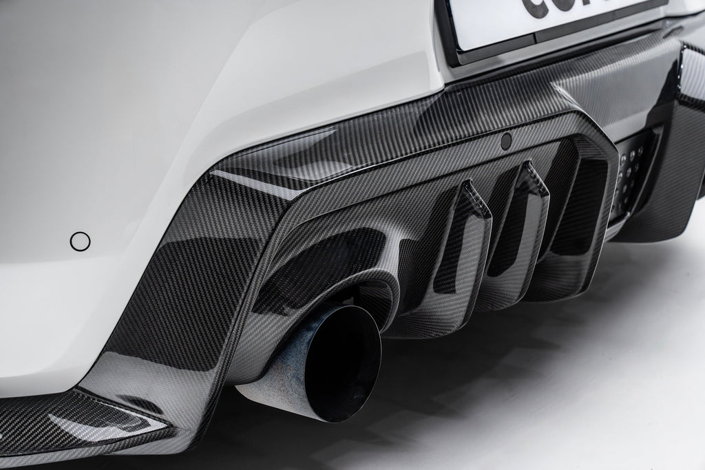 Toyota GR Supra A90 Carbon Fiber Rear Diffuser 2019+ – image 7