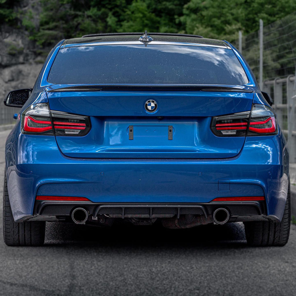 M Performance Style Rear Diffuser for BMW 3 Series (F30) 12-18 – image 5