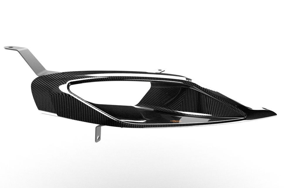 Toyota Supra Headlight Delete – Carbon Fiber Detail