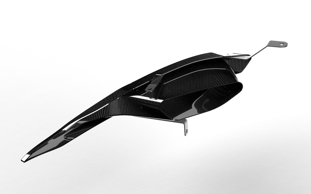 Toyota Supra A90 Carbon Fiber Headlight Delete – Side View